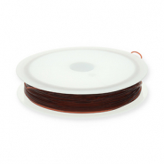 Schmuckdraht Elastik 0.8mm Brown
