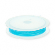 Schmuckdraht Elastik 0.5mm Turquoise blue