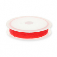Schmuckdraht Elastik 0.5mm Red