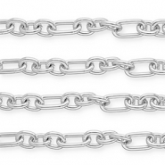 Zubeh&ouml;r aus Aluminium Gliederkette Ankerkette Silver