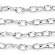 Zubeh&ouml;r aus Aluminium Gliederkette Ankerkette Silver