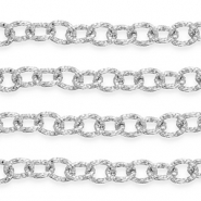 Zubeh&ouml;r aus Aluminium Gliederkette Ankerkette Silver