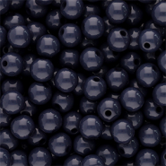 8 mm Perlen aus Acryl Shiny Anthracite