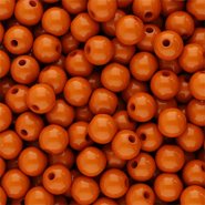 8 mm Perlen aus Acryl Shiny Terracotta red