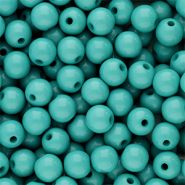 6 mm Perlen aus Acryl Shiny Petrol green