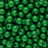 6 mm Perlen aus Acryl Shiny Green