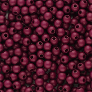 4 mm Perlen aus Acryl Shiny Burgundy brown