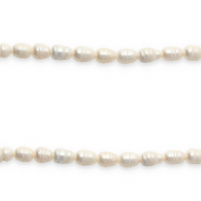 BQ S&uuml;sswasser Perlen Oval 9-10mm Natural white