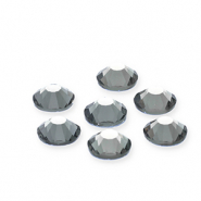 Strasssteine-Hotfix 6mm Black diamond