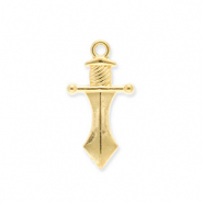 Anh&auml;nger aus Stainless Steel - Rostfreiem Stahl Dagger Gold