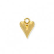 Anh&auml;nger aus Stainless Steel - Rostfreiem Stahl Heart Gold