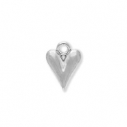 Anh&auml;nger aus Stainless Steel - Rostfreiem Stahl Heart Silver