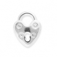 Anh&auml;nger aus Stainless Steel - Rostfreiem Stahl Clasp Heart Silver