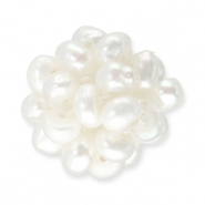 S&uuml;sswasser Perlen Clustered Natural white