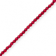 Facetten Top Glas Perlen Red