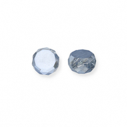 Facetten Top Glas Perlen Blue-pearl shine coating