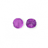 Facetten Top Glas Perlen Purple