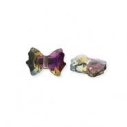 Facetten Perlen Fashion Bow Anthracite-AB coating