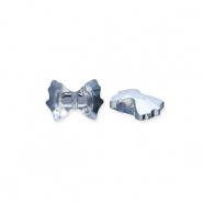 Facetten Perlen Fashion Bow Blue-pearl shine coating