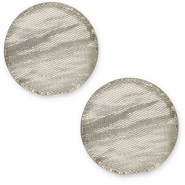 12 mm flach Polaris Elements Cabochon Las Vegas Beige