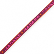 BY31® Schmucktextband "Madame" Purple-fuchsia-orange
