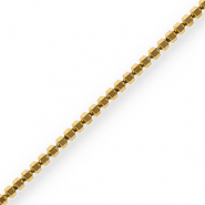 Perlen aus H&auml;matit Hexagon Gold