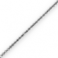 Perlen aus H&auml;matit Hexagon Silver