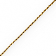 Perlen aus H&auml;matit Rondelle Gold