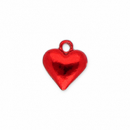 Anh&auml;nger Metall Heart Red