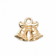 Anh&auml;nger Metall Christmas Bells Gold