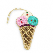 Musthave-Anh&auml;nger Ice Lolly Brown-multicolour-gold