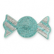 Statement hangers mit Strass Candy Turquoise-crystal