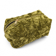 BY31&reg; Etui Sammt with stiched Circles Olive green