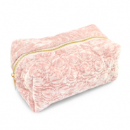BY31&reg; Etui Sammt with stiched Circles Light pink