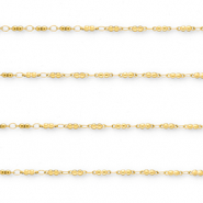 Zubeh&ouml;r aus Stainless Steel - Rostfreiem Stahl Gliederkette Gold