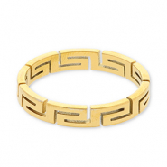 Stainless Steel - Rostfrei Stahl Ringe Gold