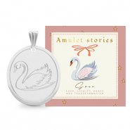 BY31® Anhänger aus Stainless Steel - Rostfreiem Stahl Swan Silver