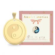 BY31® Anhänger aus Stainless Steel - Rostfreiem Stahl Yin & Yang Gold