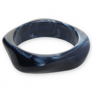 Armbänder Bangle aus Resin Dark blue-white