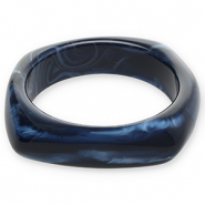 Armbänder Bangle aus Resin Dark blue-white
