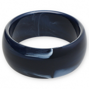 Armbänder Bangle aus Resin Dark blue-white