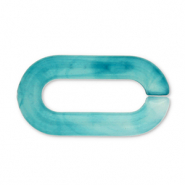 Kettenglied, Acryl, 20 mm, lose Persian green
