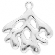 Anh&auml;nger aus Stainless Steel - Rostfreiem Stahl Coral Silver