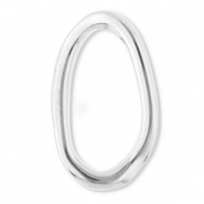 Zubeh&ouml;r aus Stainless Steel - Rostfreiem Stahl Zwischenst&uuml;ck Oval Silver