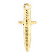 Anh&auml;nger aus Stainless Steel - Rostfreiem Stahl Dagger Gold