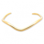 Stainless Steel - Rostfrei Stahl Armbänder Bangle Gold