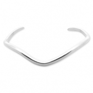 Stainless Steel - Rostfrei Stahl Armbänder Bangle Silver
