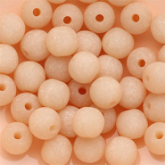 Super Polaris Apaco Perlen 6 mm Rund matt Light peach
