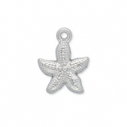 Anhänger aus Stainless Steel - Rostfreiem Starfish Silver