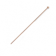 Zubeh&ouml;r aus Stainless Steel - Rostfreiem Stahl Nietstifte 50 mm Rosegold